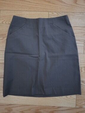 Jacob Brown Pencil Skirt with Pockets, Size 2
